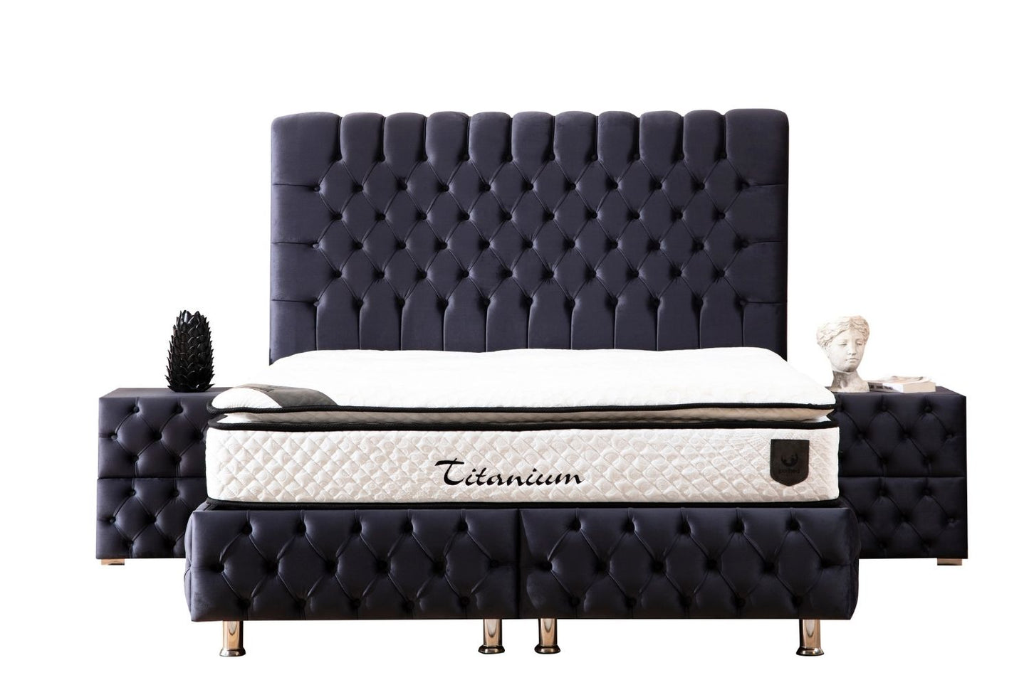 LIT COFFRE LUNA GRIS ANTHRACITE