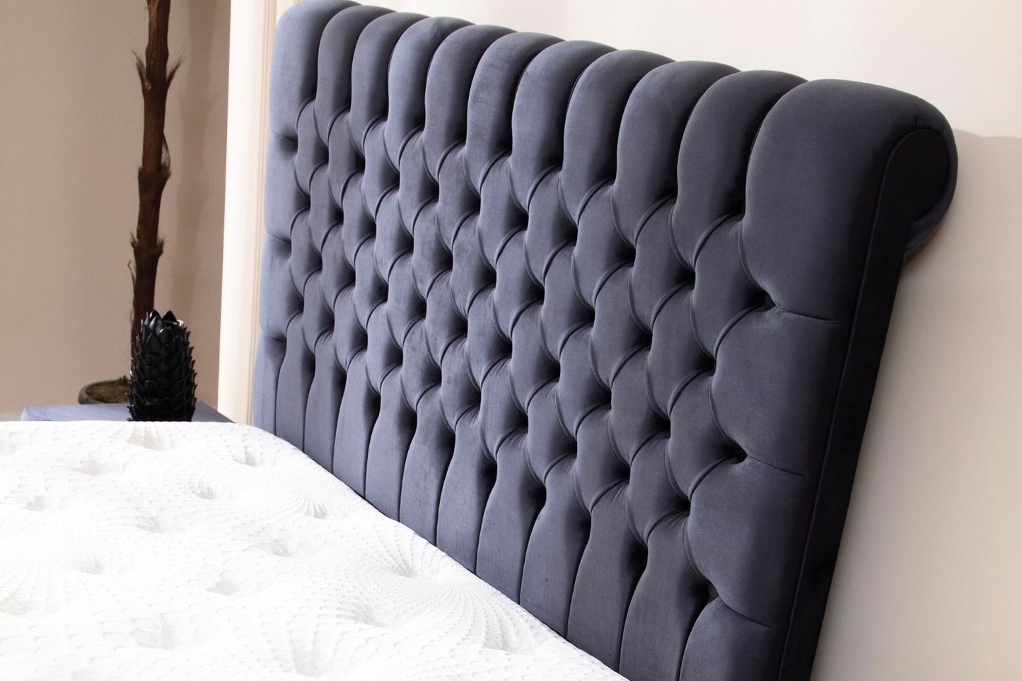 LIT COFFRE LUNA GRIS ANTHRACITE