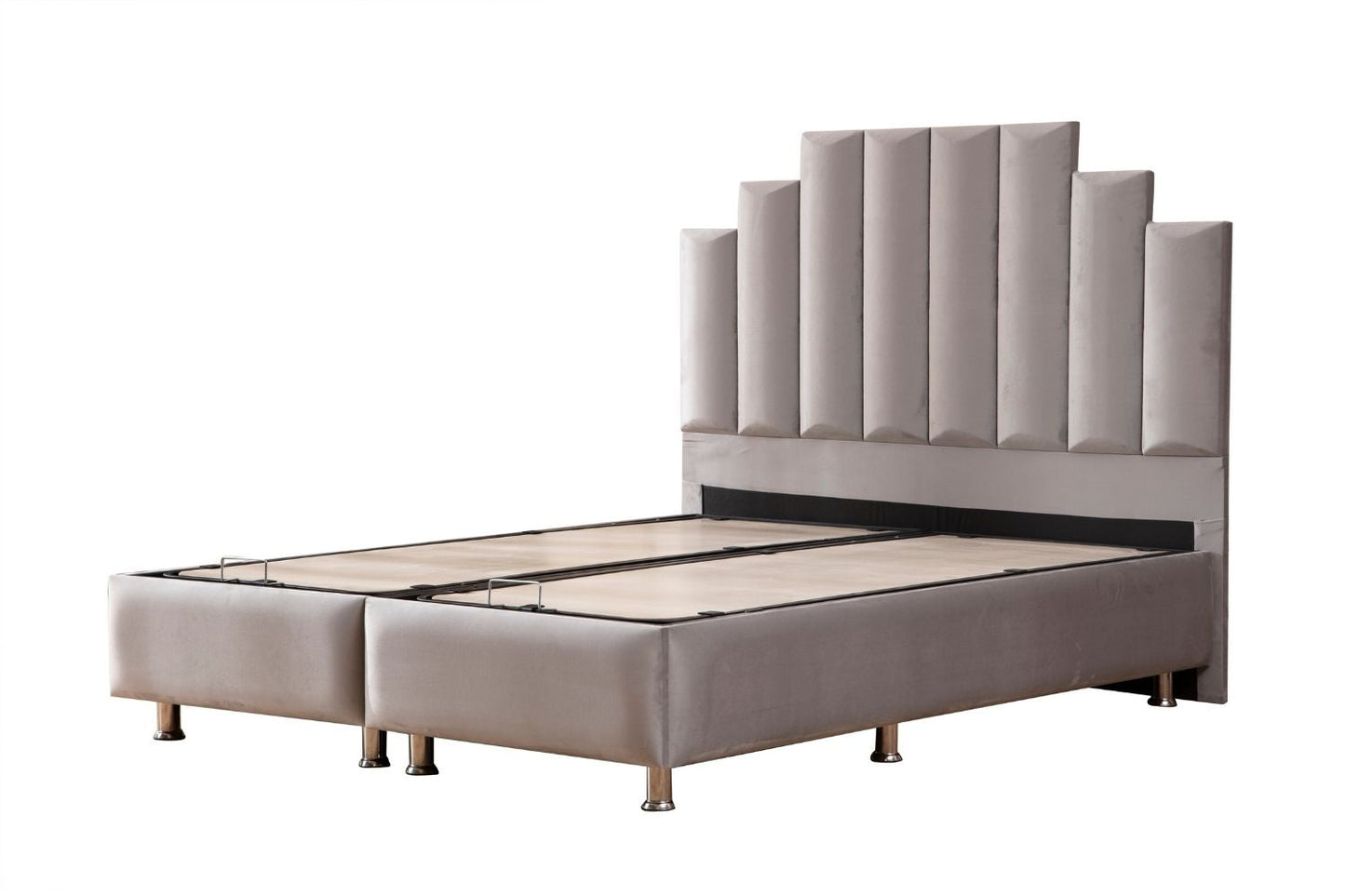 LIT COFFRE NATURA GRIS