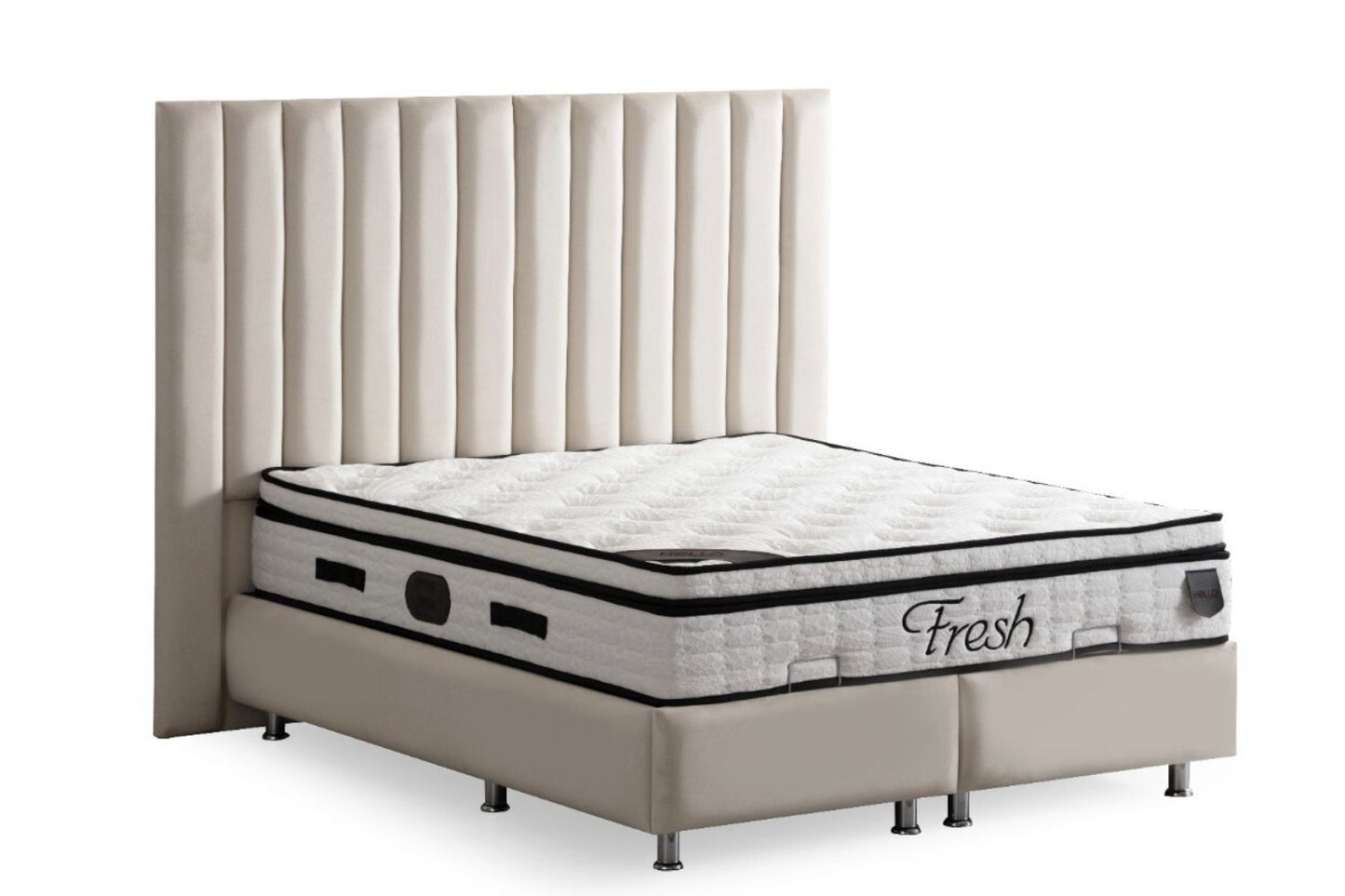 LIT COFFRE ATHENA BLANC CASSE