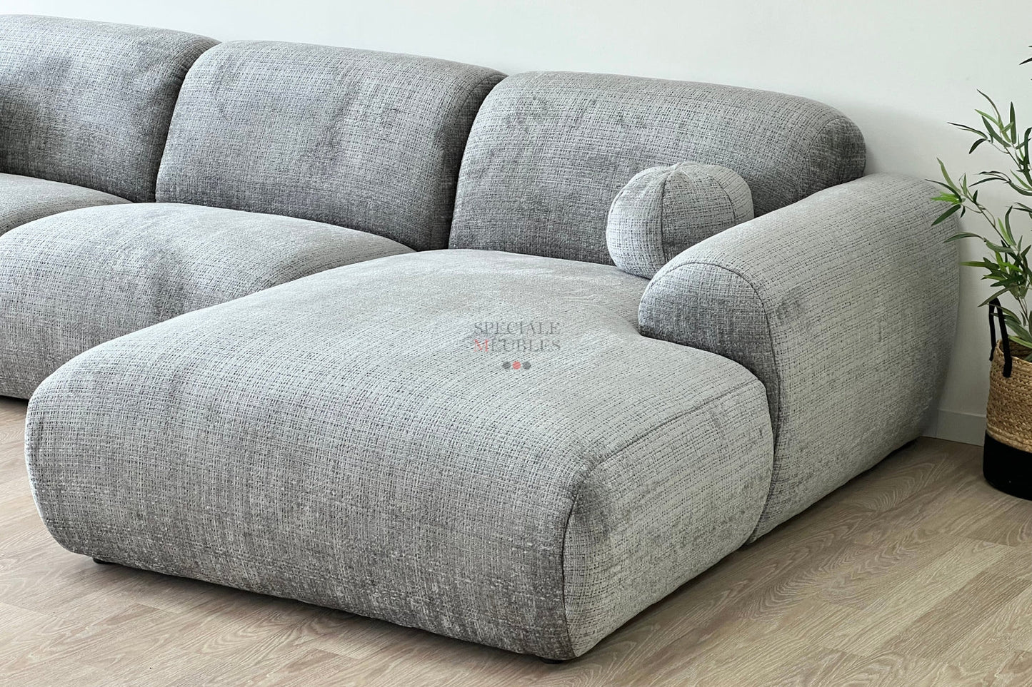 Canapé Cloud Tissu Marbella Gris Anthracite