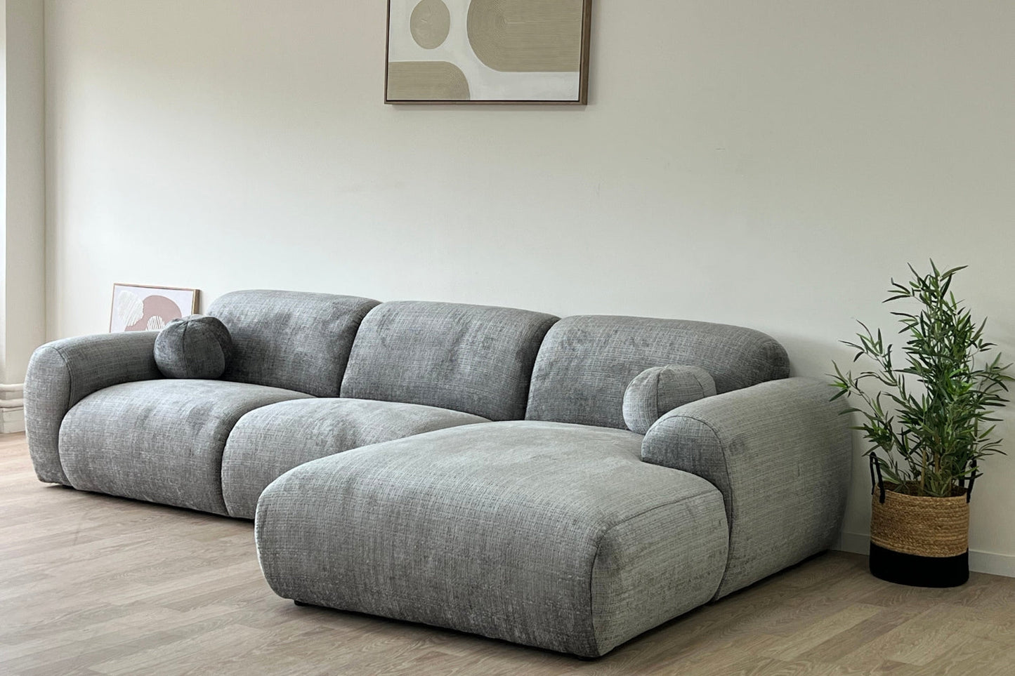Canapé Cloud Tissu Marbella Gris Anthracite