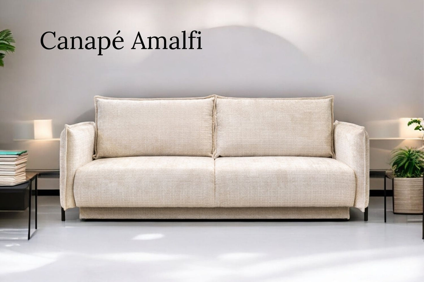 Canapé Convertible Amalfi Marbella Blanc cassé