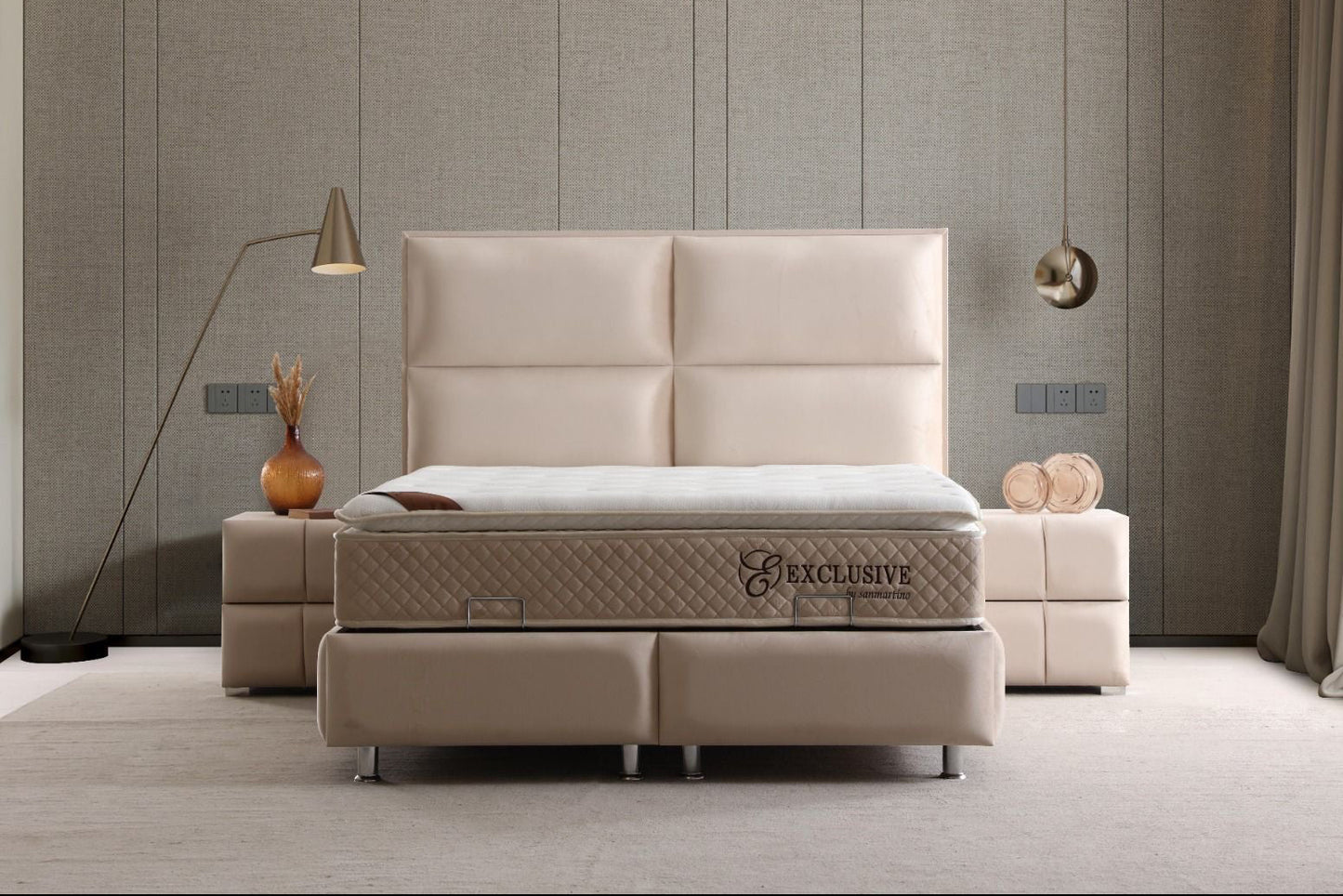 LIT COFFRE SIDNEY BEIGE