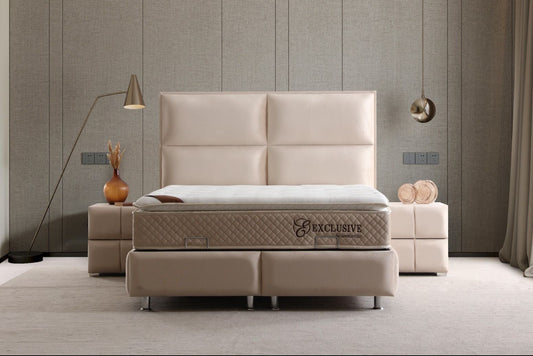 LIT COFFRE SIDNEY BEIGE