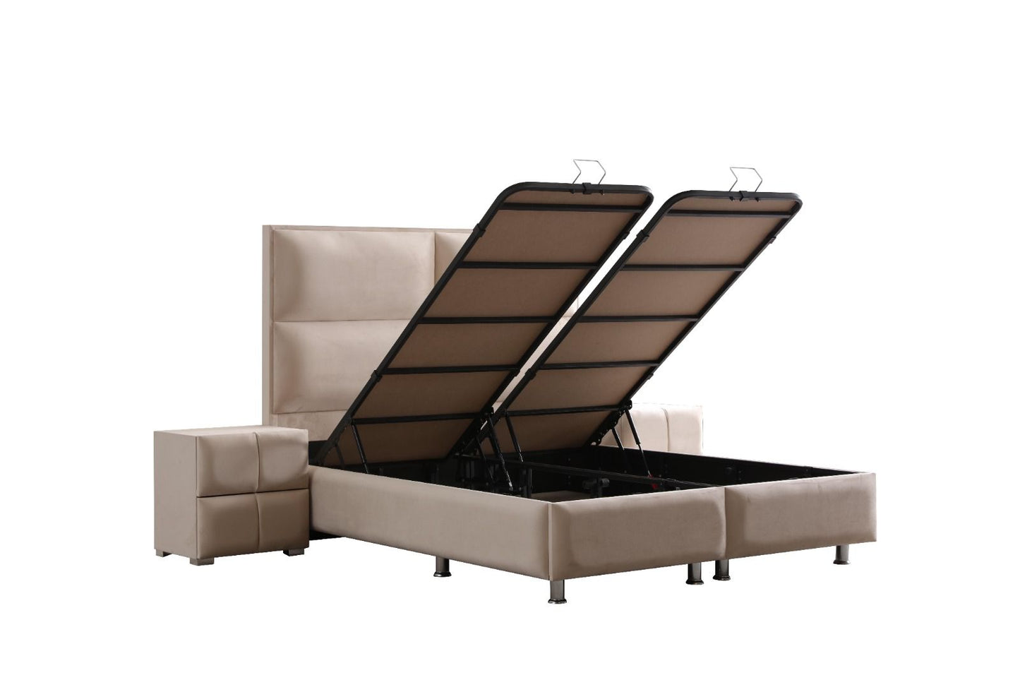 LIT COFFRE SIDNEY BEIGE