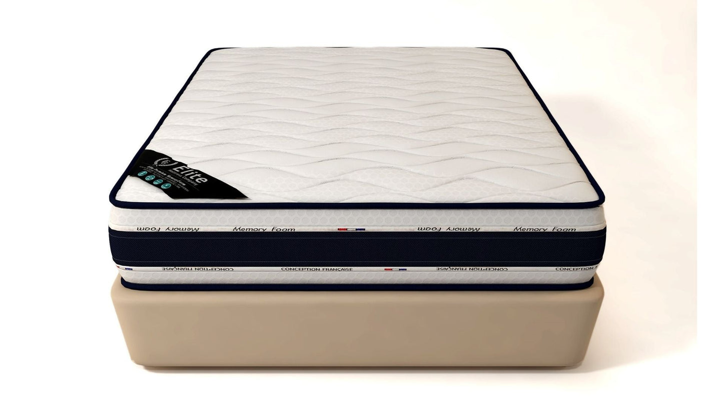 Matelas Elite 22cm d'Epaisseur Mémoire de Forme