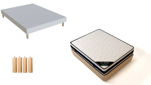 Ensemble Sommier Matelas Élite 22 cm – Memory