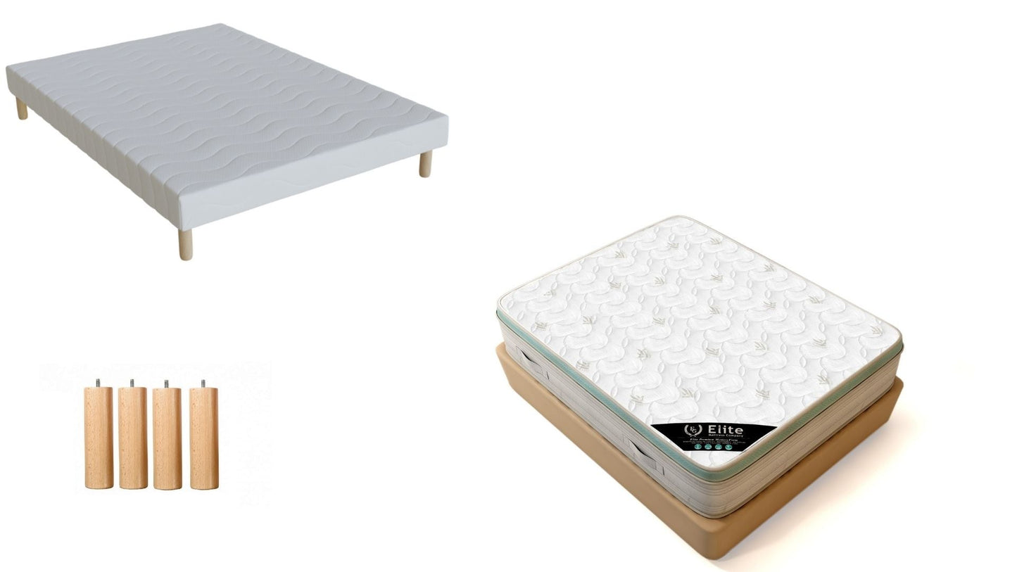 Ensemble Sommier Matelas Élite 27 cm – Memory