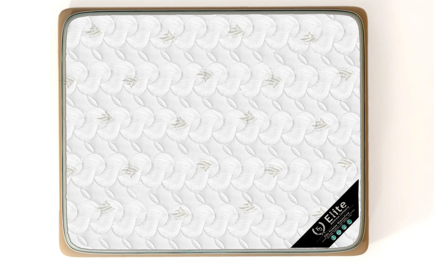 Matelas Elite 27cm d'Epaisseur Mémoire de Forme Aloe Vera