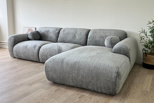 Canapé Cloud Tissu Marbella Gris Anthracite