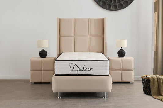 LIT COFFRE RIO 1 PLACE BEIGE