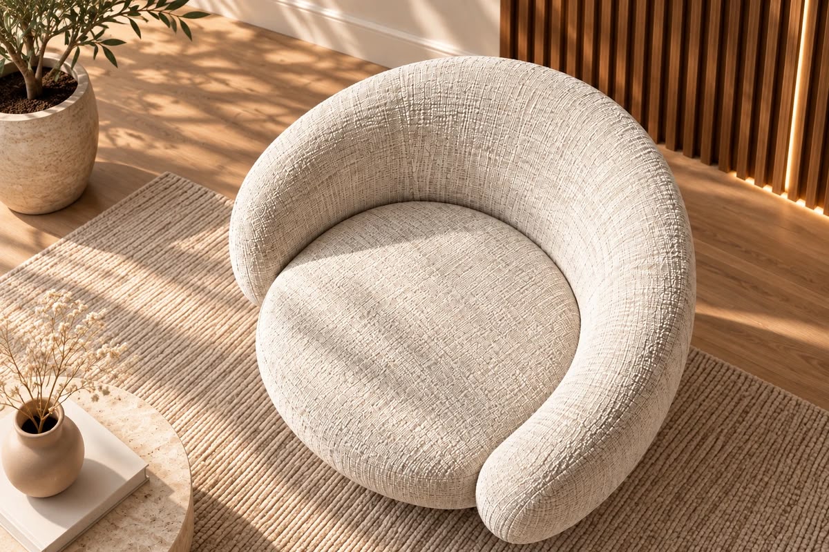 Fauteuil Nestor tissu Marbella