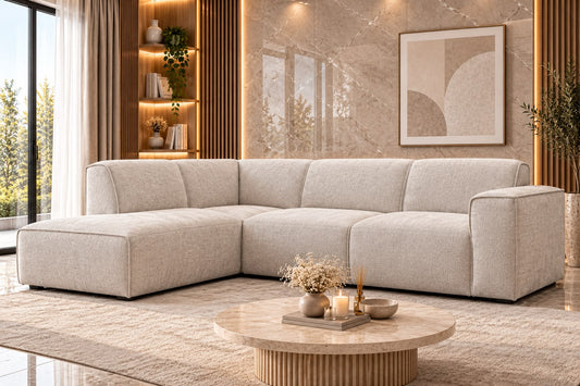 Canapé d'Angle Colette Marbella Beige