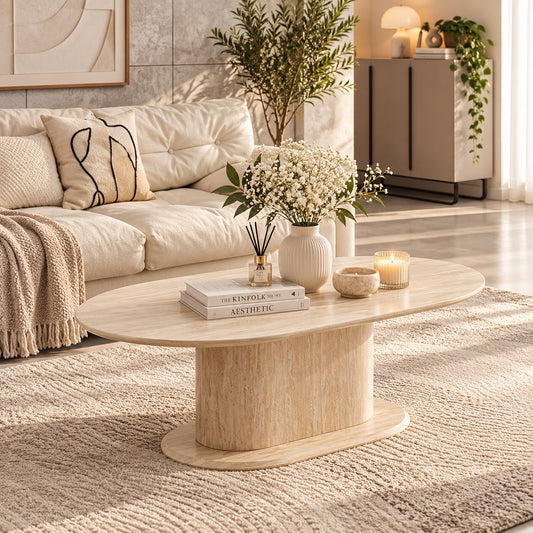 Table Basse Lea travertin